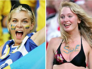   Fan nữ xinh đẹp "đốt cháy" khán đài Euro 2016 